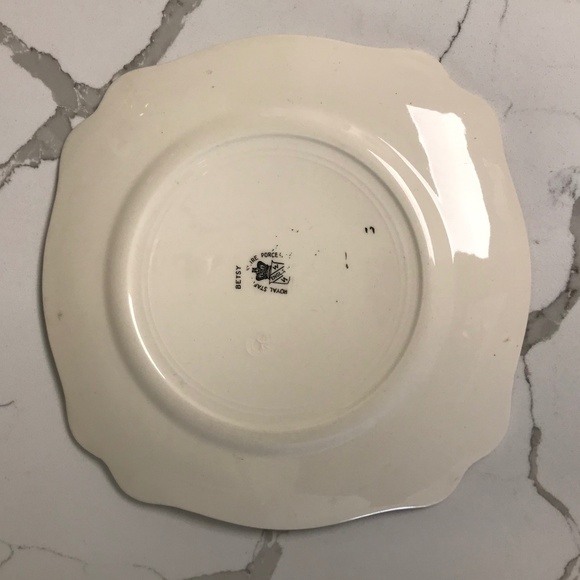 Vintage Royal Staffordshire Art Deco China “Betsy” Luncheon  Salad Cake Plate - Picture 4 of 7